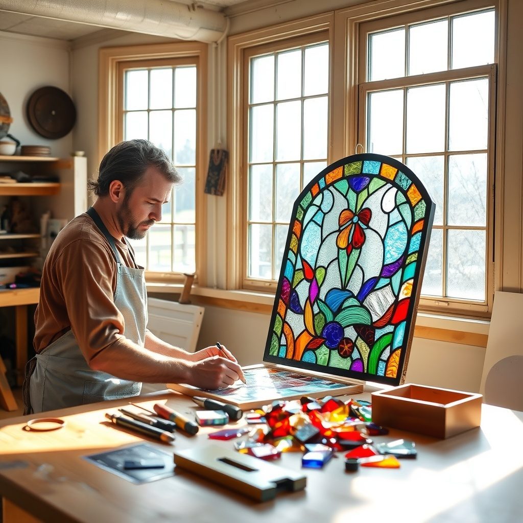 Artistic stained glass creations