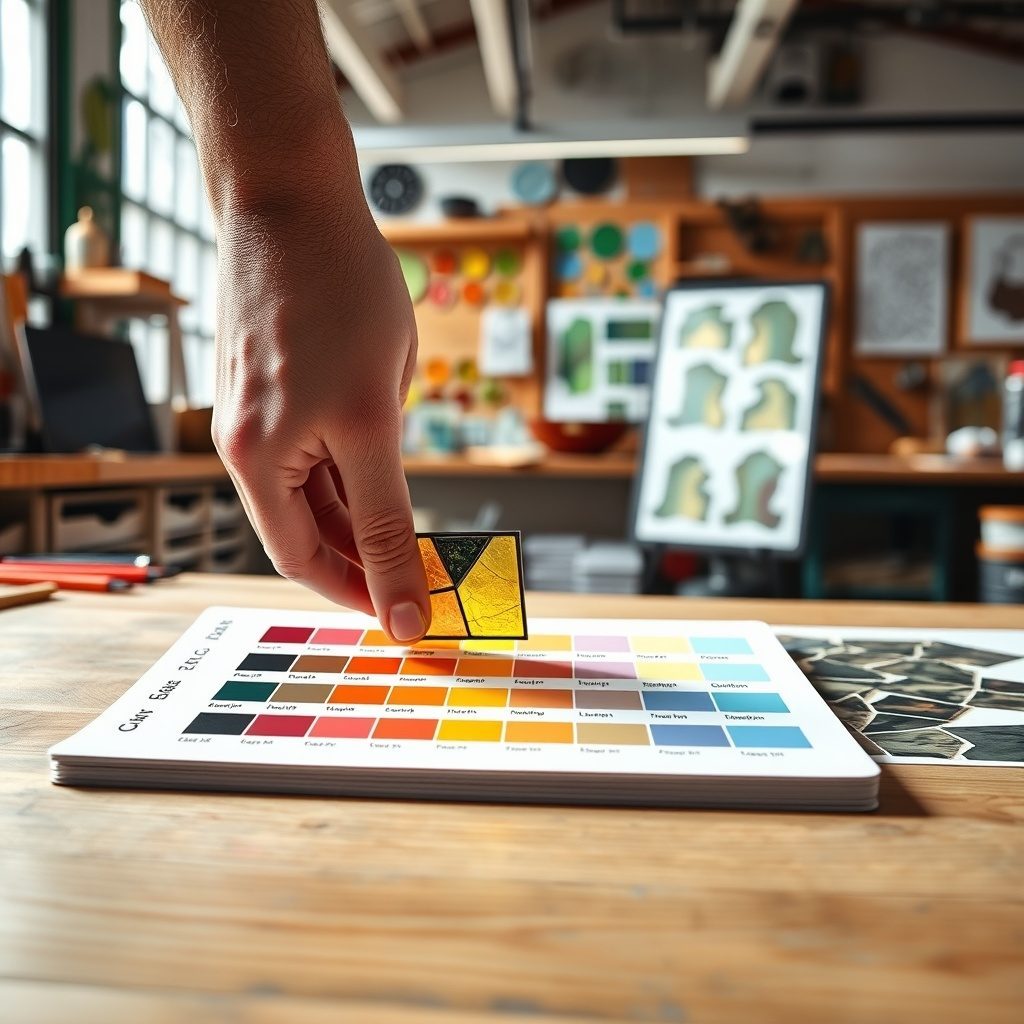 Glass color chart